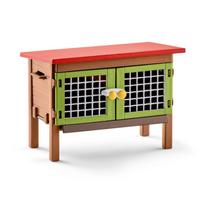 figureles gyvunu - Schleich Farm World Rabbit Hutch 42420 - 5 nuotrauka