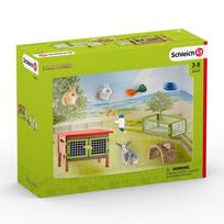 figureles gyvunu - Schleich Farm World Rabbit Hutch 42420 - 15 nuotrauka