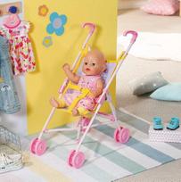 vezimelis baby born - Amo Toys Zapf BABY born Stroller with Bag Lėlės vežimėlis - 4 nuotrauka