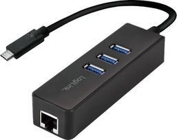 LogiLink 3-port USB 3.0 HUB + RJ-45 port UA0283