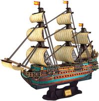 3d deliones laivas - 3D dėlionė Cubicfun The San Felipe 3D, 248 dalių - 3 nuotrauka