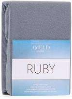paklode su guma 80 200 - AmeliaHome Ruby Frote Bedsheet 80-90x200 Steel 70 - 1 nuotrauka