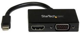 StarTech Mini DisplayPort To HDMI/VGA Travel Adapter Black