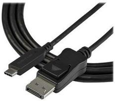 usb c to displayport 1.4 kabelis - StarTech USB Type-C To DisplayPort 1.4 Cable Adapter 1m Black - 2 nuotrauka