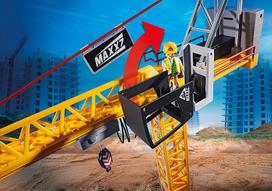statybines radijos - PLAYMOBIL City Action Radijo bangomis valdomas statybinis kranas 70441  - 3 nuotrauka
