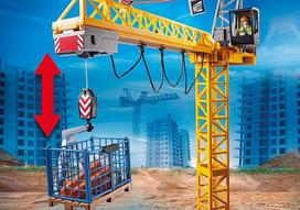 statybines radijos - PLAYMOBIL City Action Radijo bangomis valdomas statybinis kranas 70441  - 5 nuotrauka