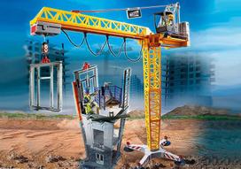 statybines radijos - PLAYMOBIL City Action Radijo bangomis valdomas statybinis kranas 70441  - 6 nuotrauka