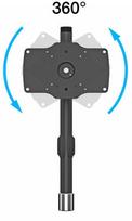 stovas 32 - Multibrackets Desktopmount Single Stand 24-32" Expansion Kit - 13 nuotrauka