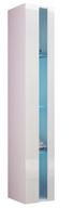 balta pakabinama lentyna - Cama Meble Vigo New Shelf Unit White/White Gloss - 1 nuotrauka