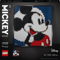 lego deliones - LEGO ART Disney's Mickey Mouse 31202 - 1 nuotrauka