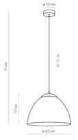 pakabinami sviestuvai senukai - Pakabinamas šviestuvas TK Lighting Faro 3194 , 60W E27 - 2 nuotrauka