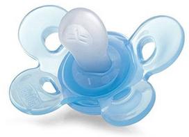 ortodontinis - CHICCO čiulptukas Physio Comfort silicone 6-12m 1vnt Blue - 2 nuotrauka