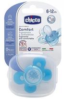 ortodontinis - CHICCO čiulptukas Physio Comfort silicone 6-12m 1vnt Blue - 5 nuotrauka