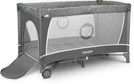 maniezas 2in1 - Kelioninė lovytė Lionelo Flower 2in1 Grey Sacandi - 5 nuotrauka