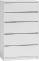 Komoda Top E Shop M5 Malwa 5 Drawers White