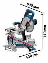 bosch 216 - Bosch Biturbo GCM 18V-216, 18 V (be akumuliatoriaus ir įkroviklio) - 3 nuotrauka