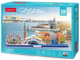 3D dėlionė CubicFun City Line Venice MC269H, 126 dalių