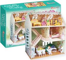 cubicfun 3d puzzle - 3D dėlionė Cubicfun Dreamy Dollhouse 3D, 160 dalių - 2 nuotrauka
