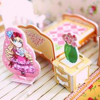 cubicfun 3d puzzle - 3D dėlionė Cubicfun Dreamy Dollhouse 3D, 160 dalių - 7 nuotrauka