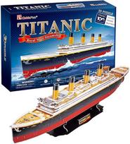 cubicfun 3d puzzle - 3D dėlionė Cubicfun Titanic T4011H, 113 dalių - 2 nuotrauka