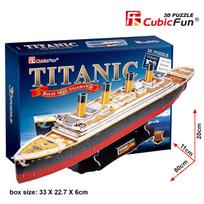 cubicfun 3d puzzle - 3D dėlionė Cubicfun Titanic T4011H, 113 dalių - 4 nuotrauka
