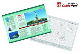 cubicfun 3d puzzle - 3D dėlionė Cubicfun Statue Of Liberty 3D, 39 dalių - 6 nuotrauka