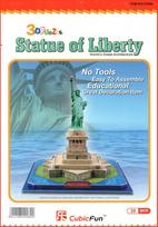 cubicfun 3d puzzle - 3D dėlionė Cubicfun Statue Of Liberty 3D, 39 dalių - 8 nuotrauka