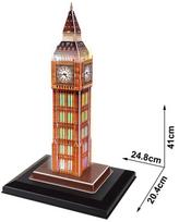 3d puzzle big ben - 3D dėlionė CubicFun Big Ben London 3D LED L501H, 28 dalių - 2 nuotrauka