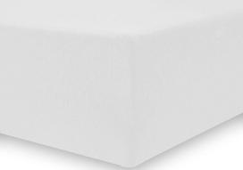 balta paklodes - DecoKing Amber Bedsheet 140-160x200 White - 4 nuotrauka