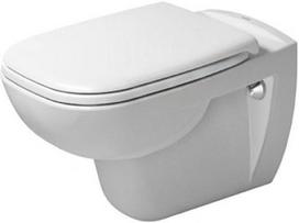 Pakabinamas unitazas Duravit D-Code 45350900A1, su dangčiu, 355x545 mm