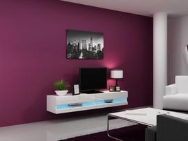 Cama Meble Vigo New 180 TV Stand White/White Gloss