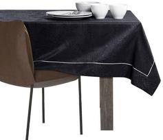 juoda staltiese - AmeliaHome Gaia Tablecloth PBG Black 120x260cm - 5 nuotrauka
