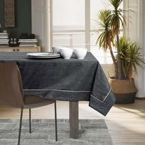 staltiese 120x120 - AmeliaHome Vesta Tablecloth PPG Dark Grey 120x120cm - 2 nuotrauka