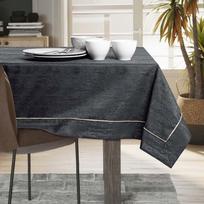 staltiese 120x120 - AmeliaHome Vesta Tablecloth PPG Dark Grey 120x120cm - 3 nuotrauka