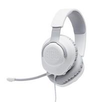 jbl ausiniai - JBL Quantum 100 Gaming Headset White (Baltos) - 9 nuotrauka