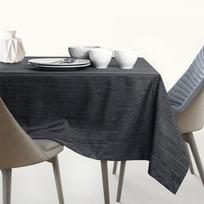 staltiese 120x120 - AmeliaHome Vesta Tablecloth BRD Dark Grey 120x120cm - 2 nuotrauka