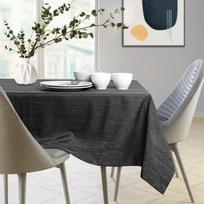 staltiese 120x120 - AmeliaHome Vesta Tablecloth BRD Dark Grey 120x120cm - 3 nuotrauka