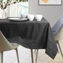 staltiese 120x120 - AmeliaHome Vesta Tablecloth BRD Dark Grey 120x120cm - 4 nuotrauka