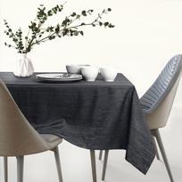 staltiese 120x120 - AmeliaHome Vesta Tablecloth BRD Dark Grey 120x120cm - 6 nuotrauka