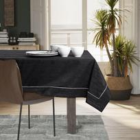 juoda staltiese - AmeliaHome Gaia Tablecloth PPG Black 140x340cm - 2 nuotrauka