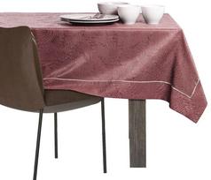 staltiese 120x120 - AmeliaHome Gaia Tablecloth PPG Old Rose 120x120cm - 5 nuotrauka