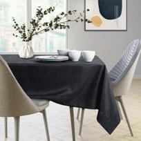 juoda staltiese - AmeliaHome Gaia Tablecloth Black 120x200cm - 3 nuotrauka