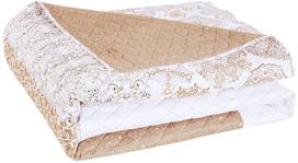 DecoKing Alhambra Bedcover Beige/White 220x240