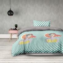 patalyne 155x220 - AmeliaHome Basic Retro Girl Bedding Set 155x220/80x80 - 2 nuotrauka
