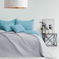 lovatieses 220x240 - Lovatiesė AmeliaHome Softa Azure Blue/Pearl Silver, 240x220 cm - 4 nuotrauka