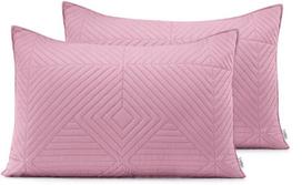 AmeliaHome Softa Pillowcase Pale Pink/Pearl Silver 50x70 2pcs