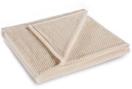 mikrofibra - DecoKing Henry Blanket Cream 70x150 - 3 nuotrauka