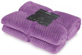 antklodes pledai - DecoKing Henry Blanket Purple 170x210 - 2 nuotrauka