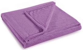 antklodes pledai - DecoKing Henry Blanket Purple 170x210 - 3 nuotrauka