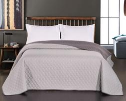 lovatiese 240x260 - DecoKing Axel Bedcover Steel/Silver 240x260 - 3 nuotrauka